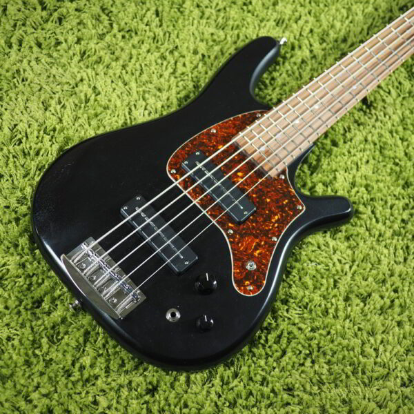 [LIGHTLY USED] Serek 32" 5-string Midwestern 2 Bass - Nordstrand Big Blades - Faded Black - Image 2