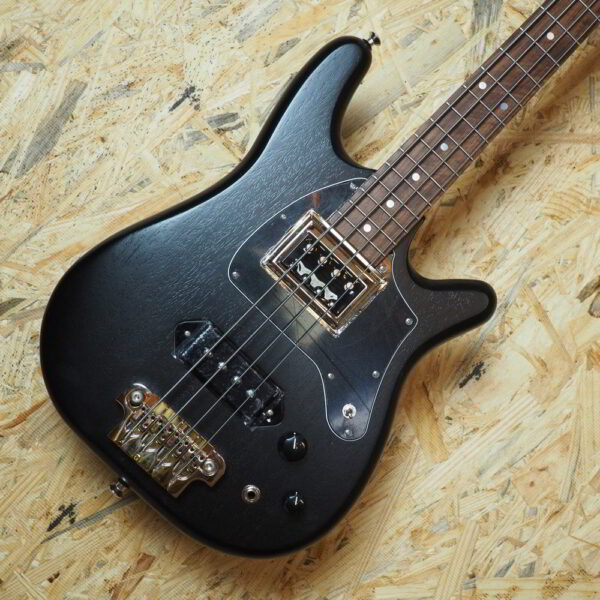 Serek Midwestern 2 Bass / 30.5" Scale / Guild BiSonic + Serek B90 / Black - Image 2