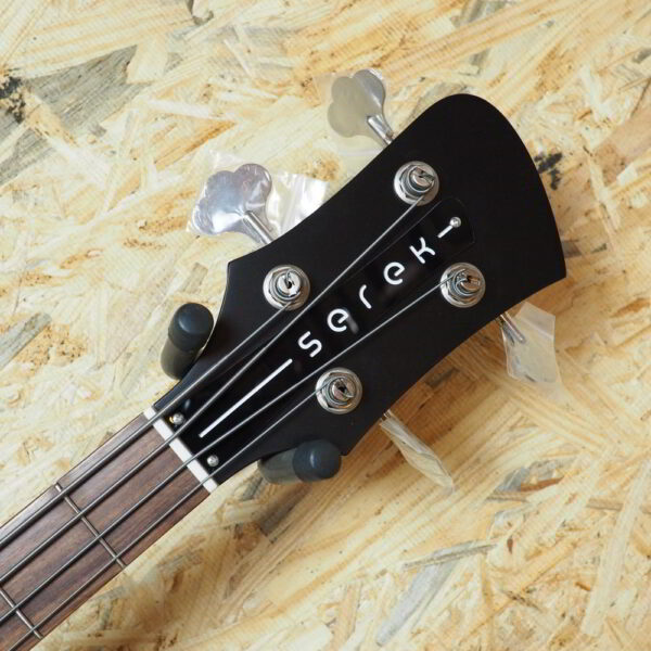 Serek Midwestern 2 Bass / 30.5" Scale / Guild BiSonic + Serek B90 / Black - Image 4