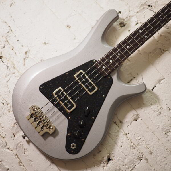 [SUPER CUSTOM] Serek Lincoln 32" Scale Bass - Serek B90s - Silver/Galaxy Glitter - Image 2