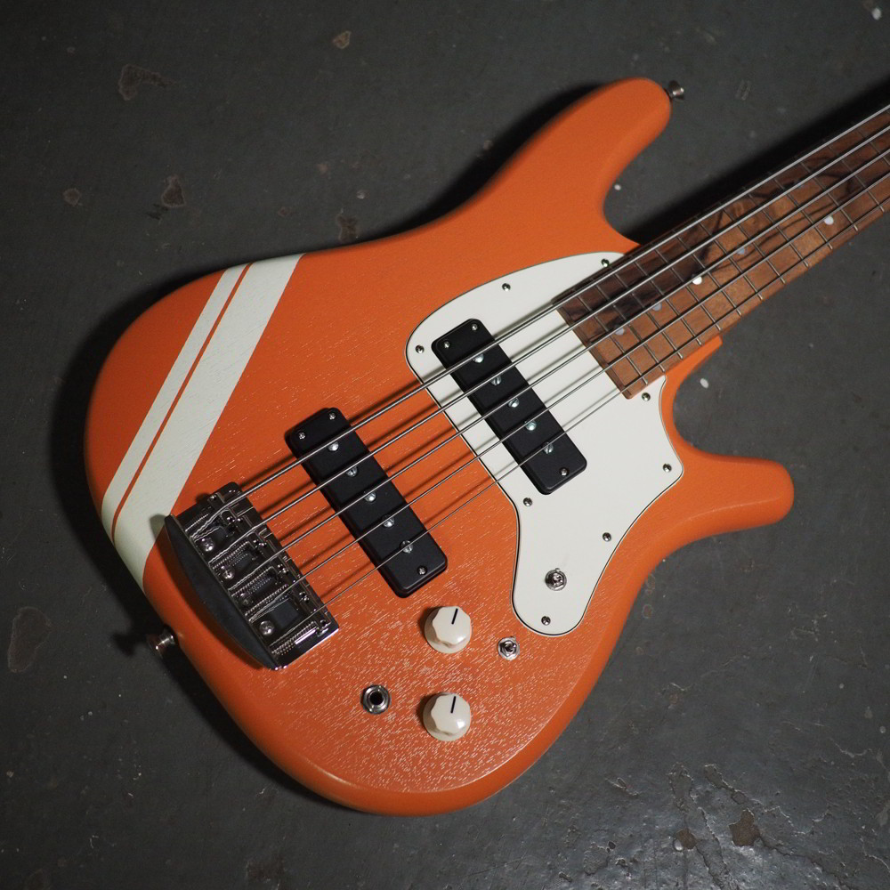 Serek 5-string Midwestern 2 Bass / 30.5" / Serek Singles / Capri Orange - Image 2