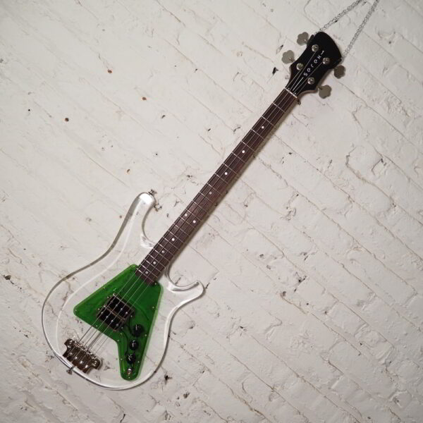 ***SUPER CUSTOM*** LUCITE LINCOLN / 34" Scale / Roasted Maple / Serek Singles / Emerald Green - Image 2
