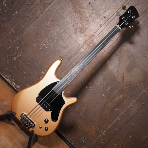 Serek 32" Scale Fretless Midwestern 2 Bass / LZN-B90 / Firemist Gold Metallic