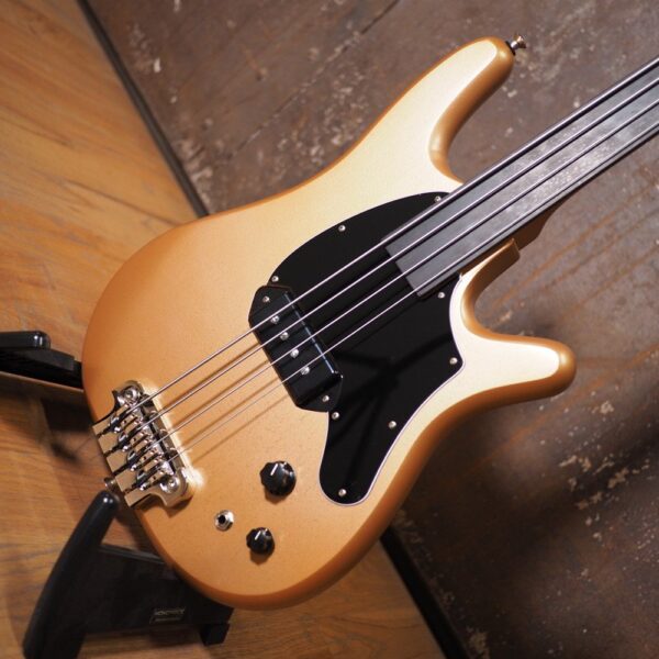 Serek 32" Scale Fretless Midwestern 2 Bass / LZN-B90 / Firemist Gold Metallic